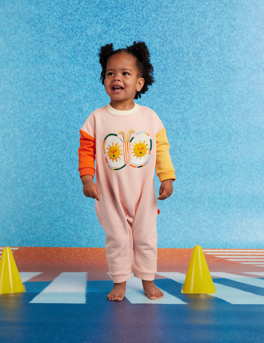 HALCYON NIGHTS Fleece Appliqué Jumpsuit Flutterby 헬시온나이츠 26FW 복제