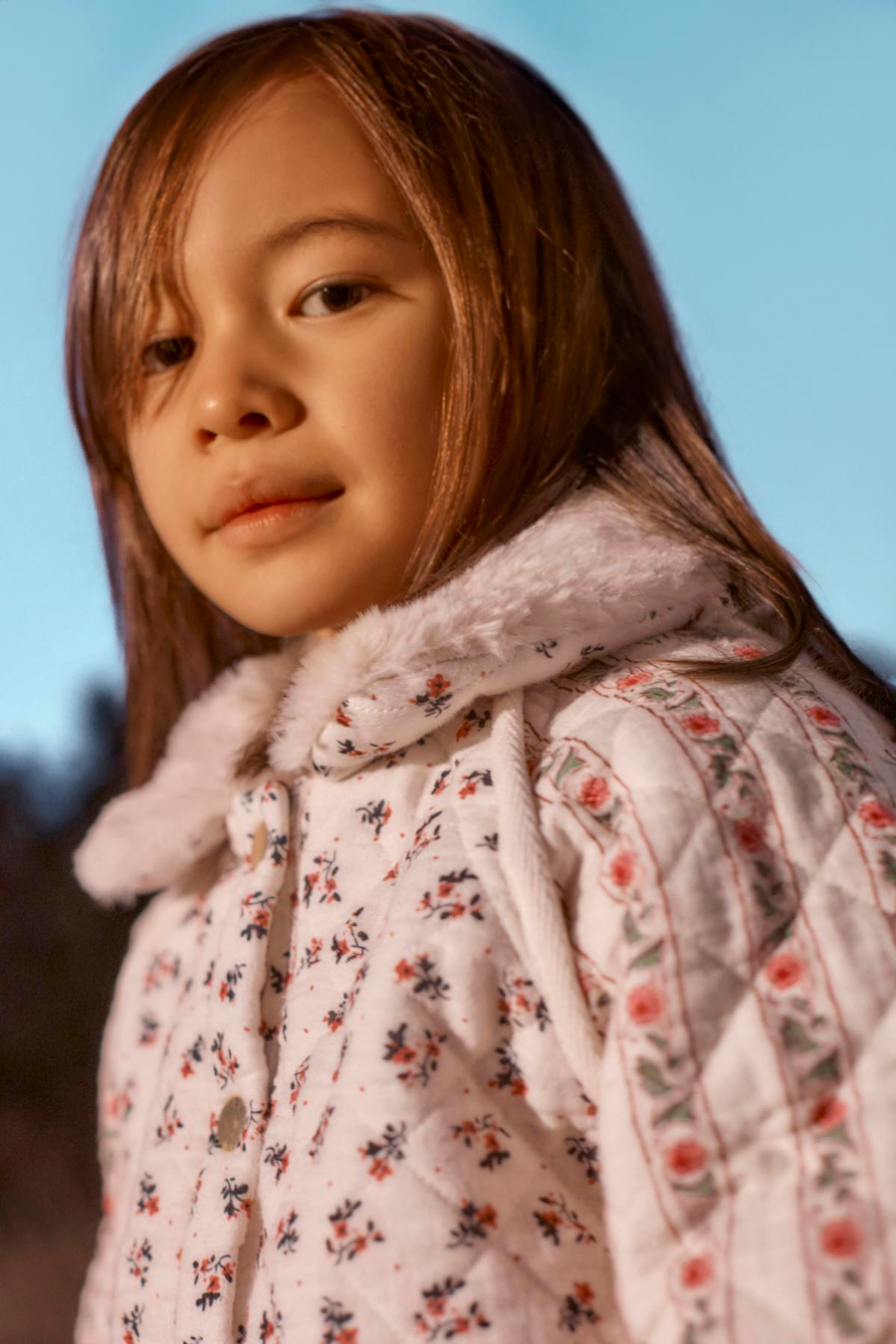 LOUISE MISHA REVERSIBLE COAT JASMINA CREAM PINK SORREL 루이스미샤 26AW
