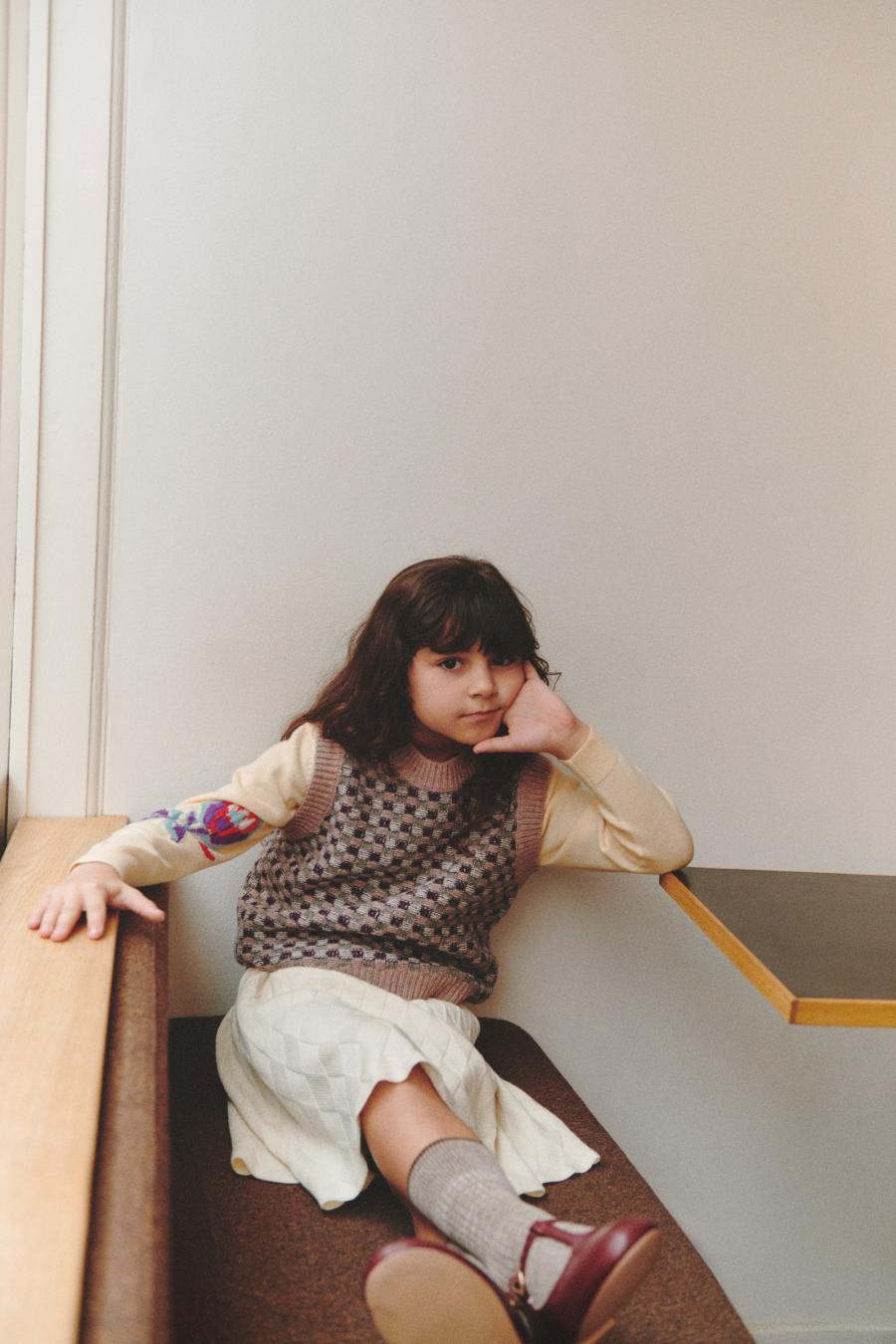 FUB KIDS Harlekin Crew deep indigo 펍키즈 26AW
