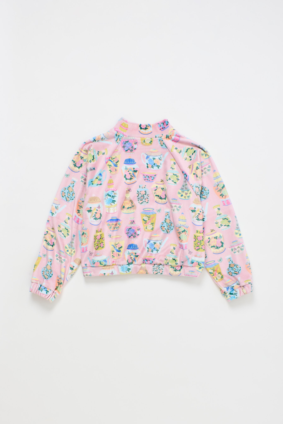 FUB KIDS PORCELAIN VELVET JACKET PINK 메종망고스탄 26AW