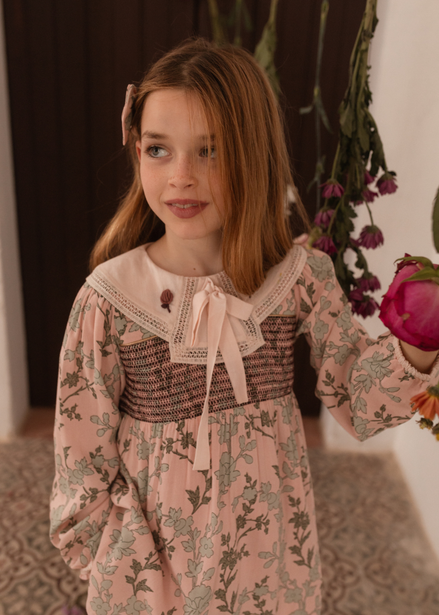 BACHAA Augustine Robe Dress Promenade enchantée print 바챠 26AW