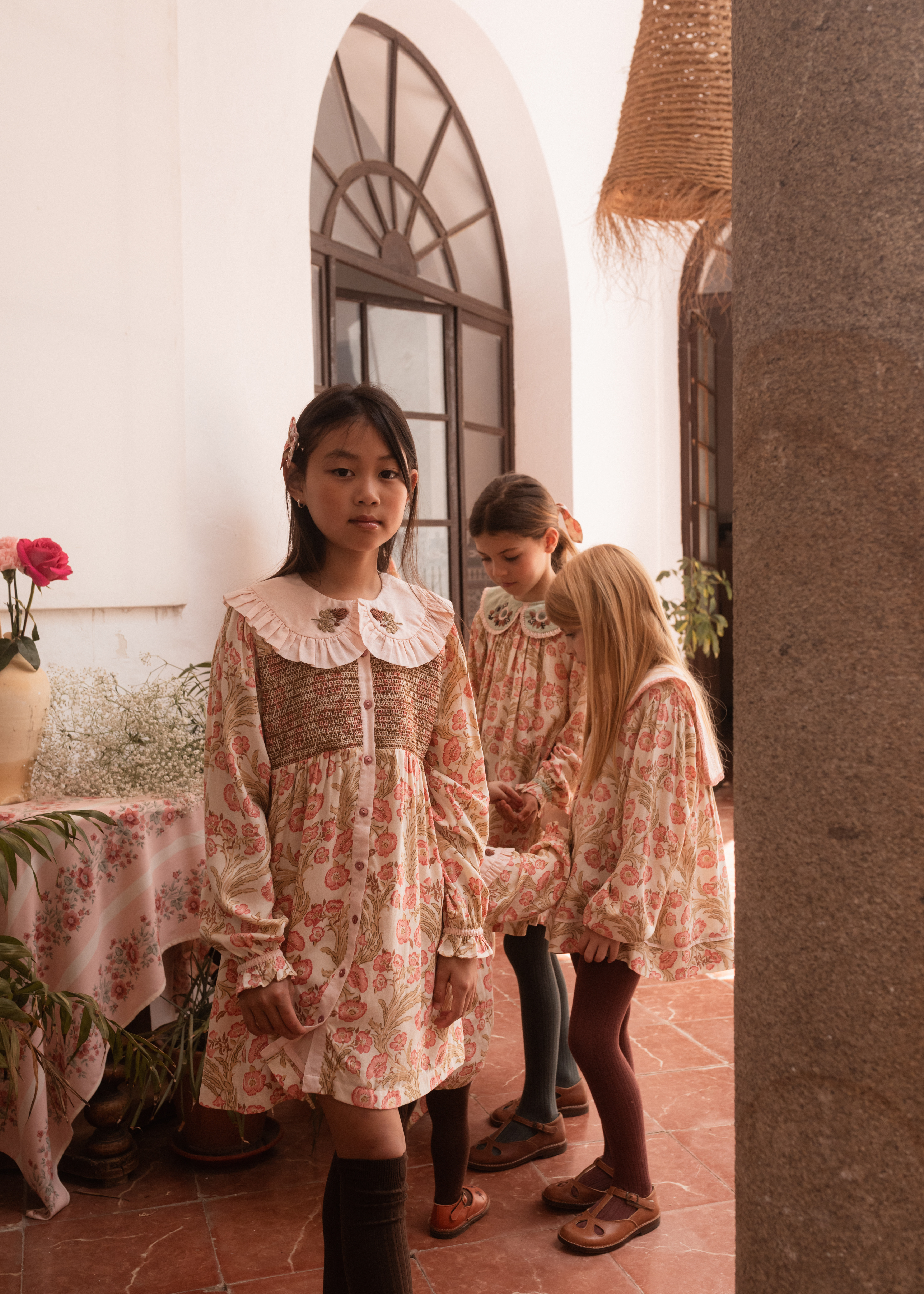 BACHAA Augustine Robe Dress Promenade enchantée print 바챠 26AW