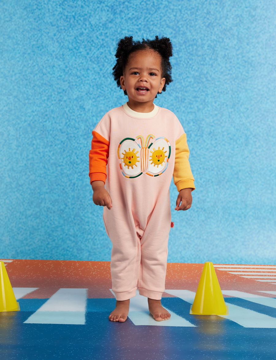 HALCYON NIGHTS Fleece Appliqué Jumpsuit Flutterby 헬시온나이츠 26FW 복제