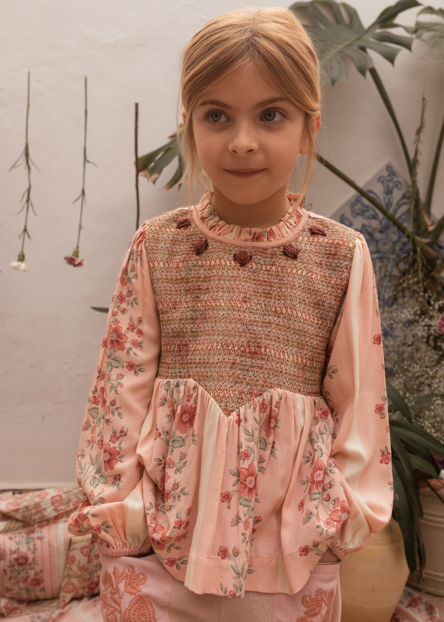 BACHAA Léontine Blouse Douceur d'Hiver print 바챠 26AW