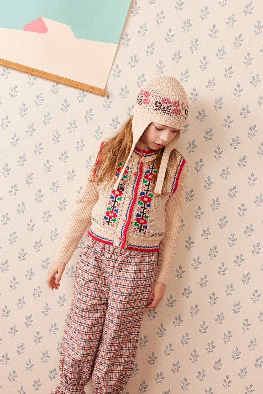 HELLO SIMONE Mirliton pants Camelia Check 헬로시모네 26AW