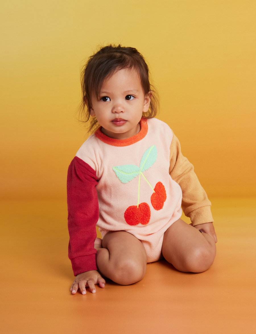HALCYON NIGHTS Terry LS Bodysuit Tiny Orchard 헬시온나이츠 26FW