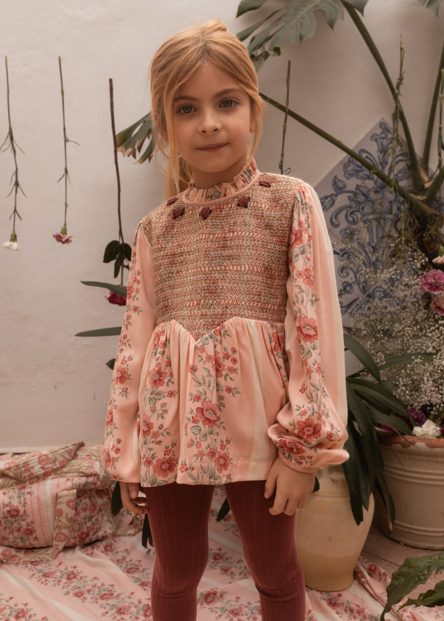 BACHAA Léontine Blouse Douceur d'Hiver print 바챠 26AW