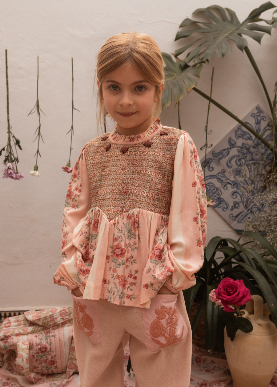 BACHAA Léontine Blouse Douceur d'Hiver print 바챠 26AW