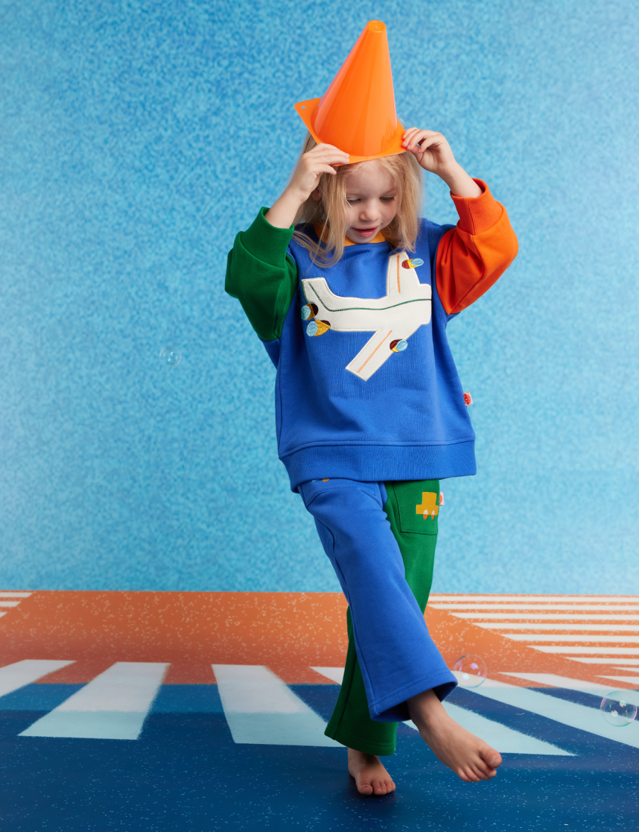 HALCYON NIGHTS Fleece Appliqué Sweater Beep Beep 헬시온나이츠 26FW 복제