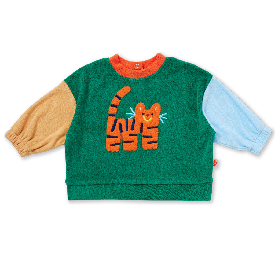HALCYON NIGHTS Terry Sweater Zoo Crew Green 헬시온나이츠 26FW 복제