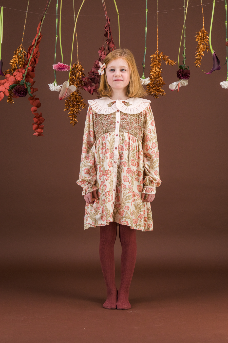 BACHAA Augustine Robe Dress Promenade enchantée print 바챠 26AW