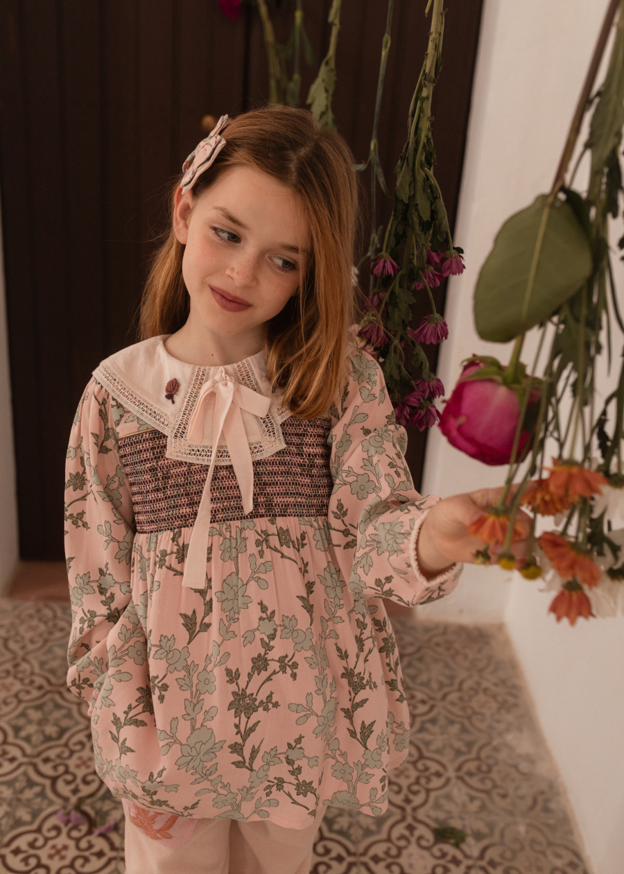 BACHAA Augustine Robe Dress Promenade enchantée print 바챠 26AW