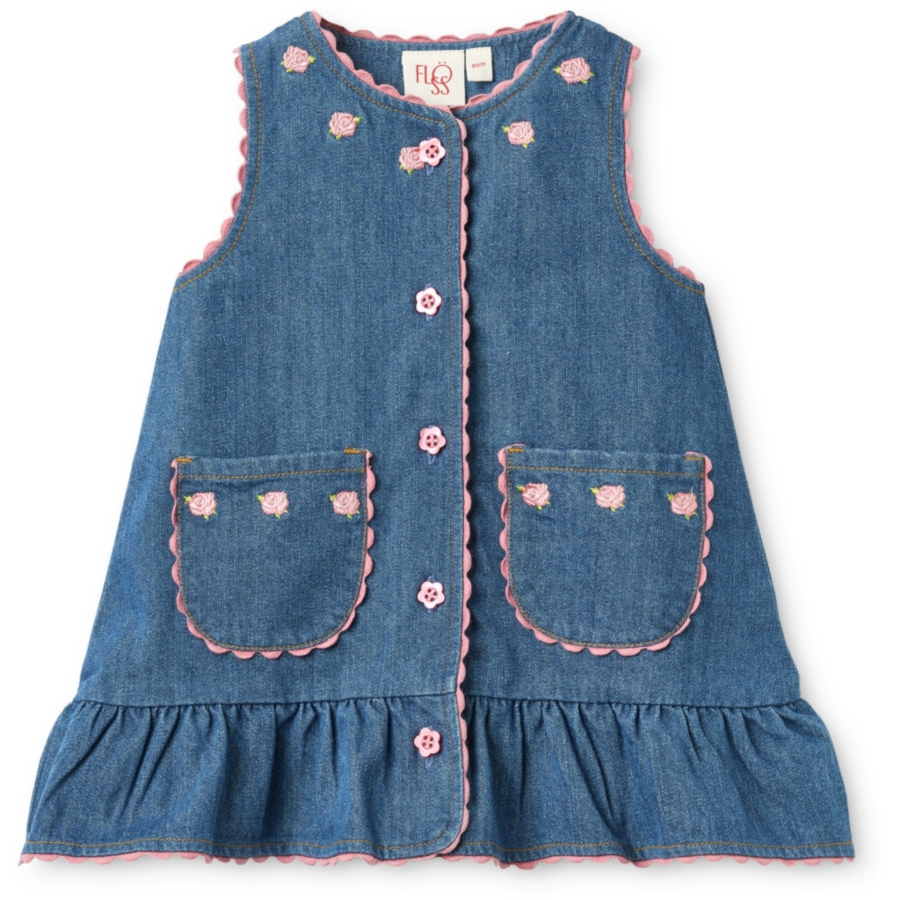 FLOESS Monique Dress Mid Blue 플로스 26AW