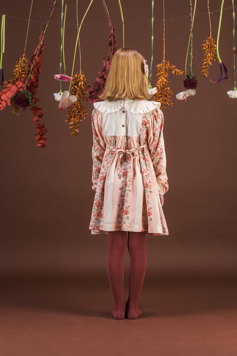 BACHAA Hermine Robe Dress Douceur d'Hiver print 바챠 26AW