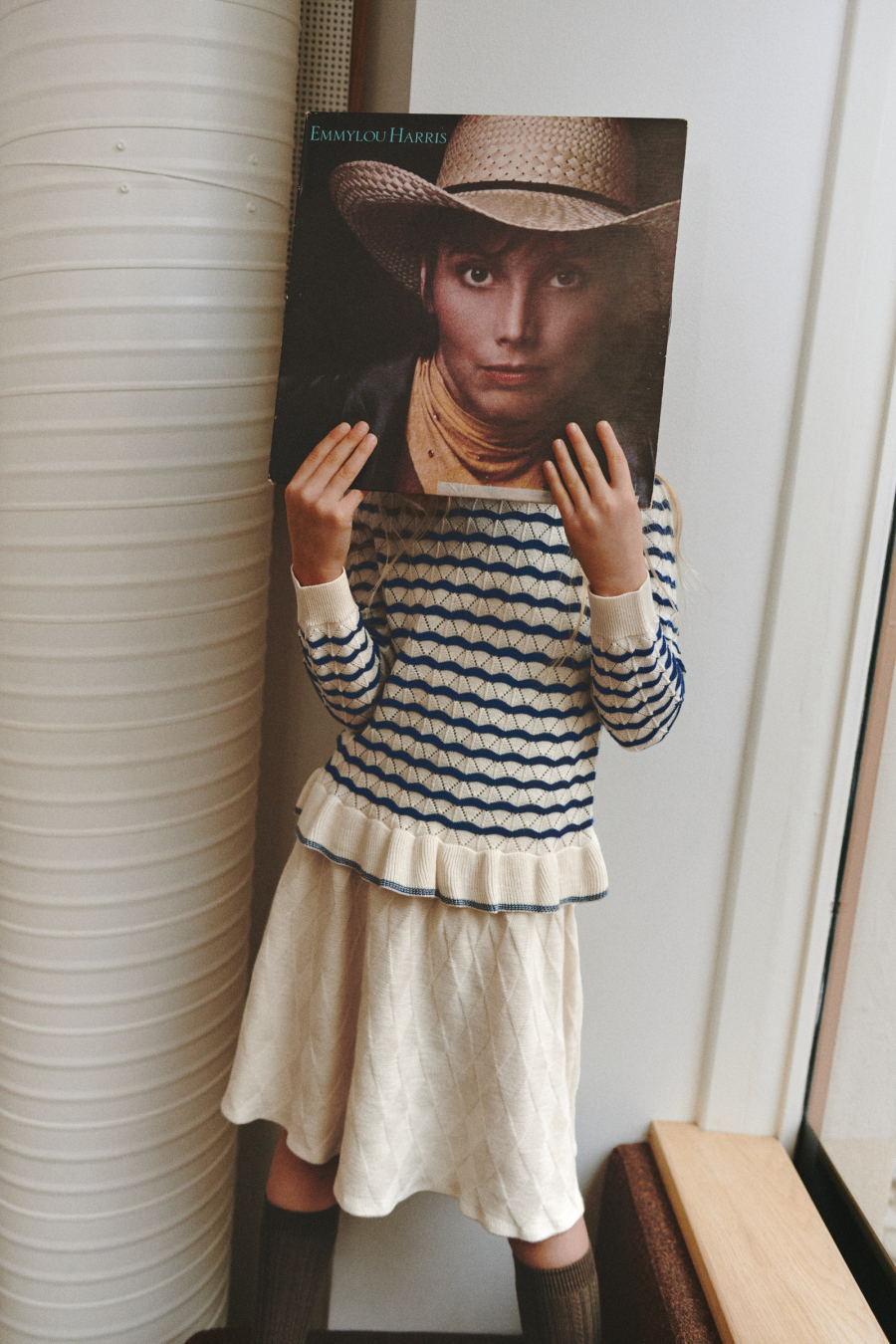 FUB KIDS Harlekin Skirt deep indigo 펍키즈 26AW