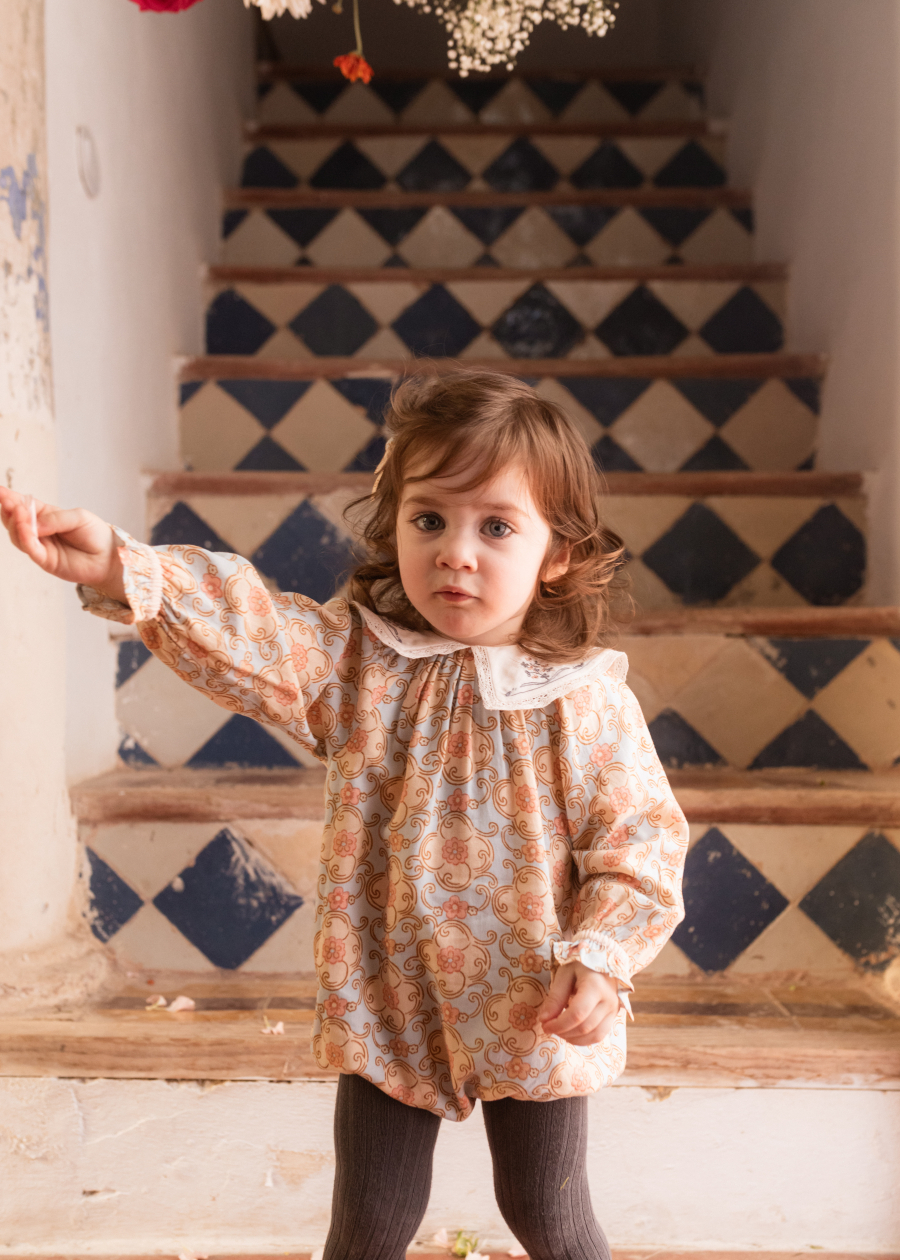 BACHAA Livia Romper Rêverie d'Hiver print 바챠 26AW