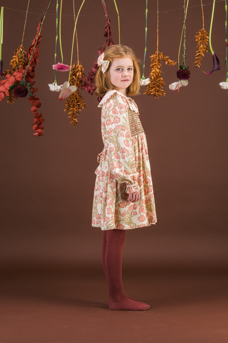 BACHAA Augustine Robe Dress Promenade enchantée print 바챠 26AW