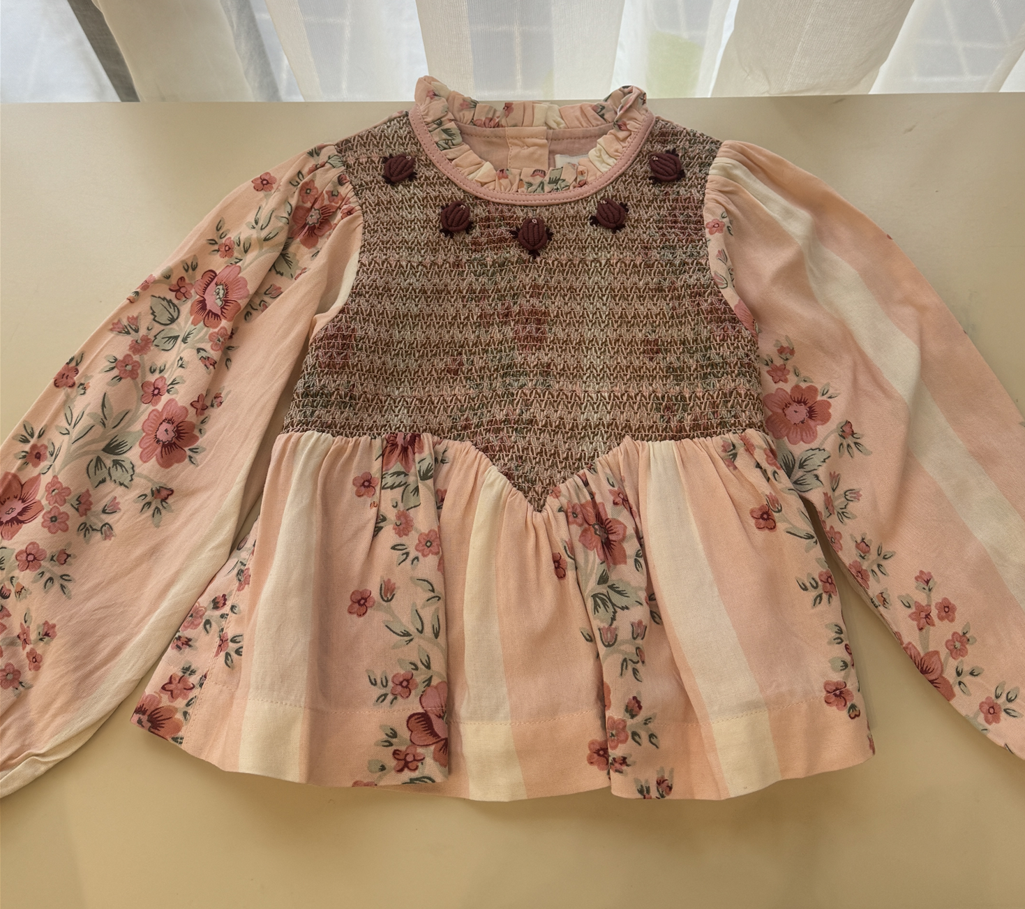 BACHAA Augustine Robe Dress Promenade enchantée print 바챠 26AW