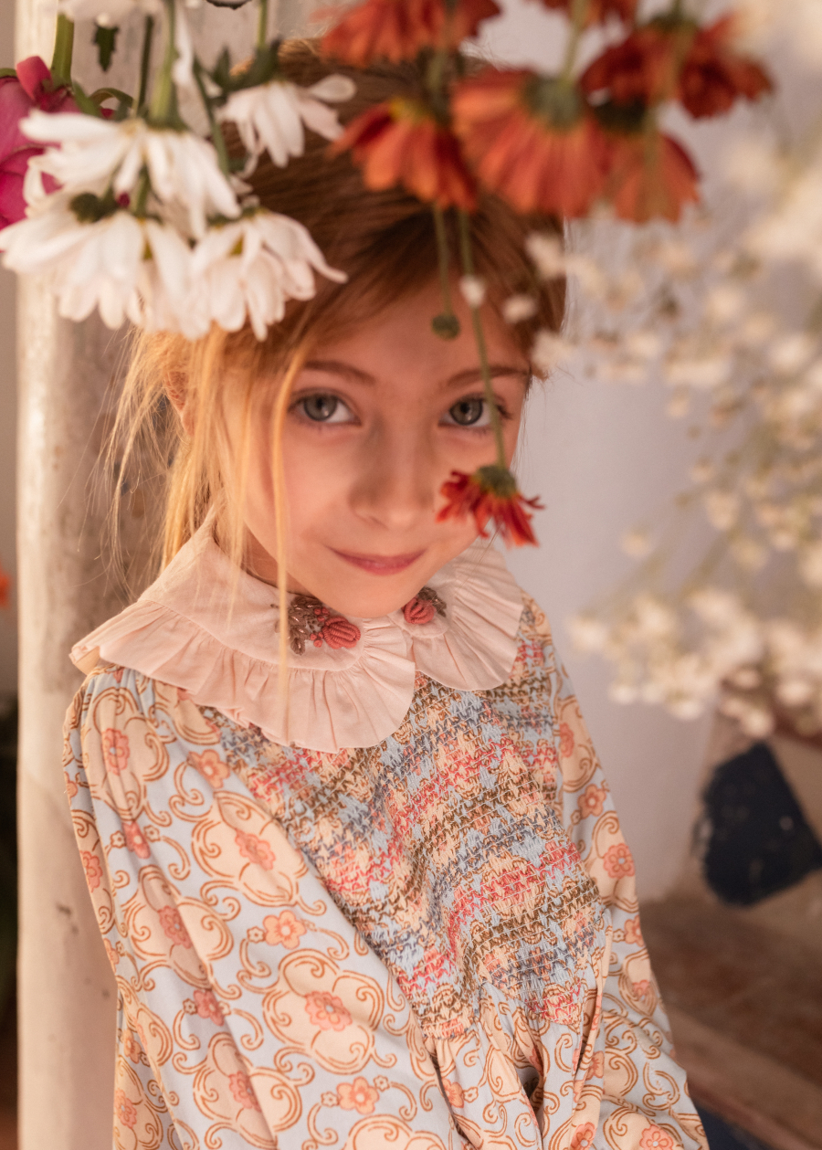 BACHAA Augustine Robe Dress Promenade enchantée print 바챠 26AW