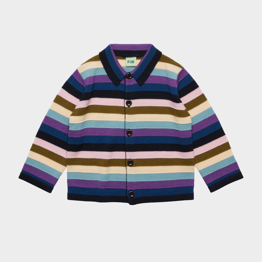 FUB KIDS Jacket multi stripe 펍키즈 26AW