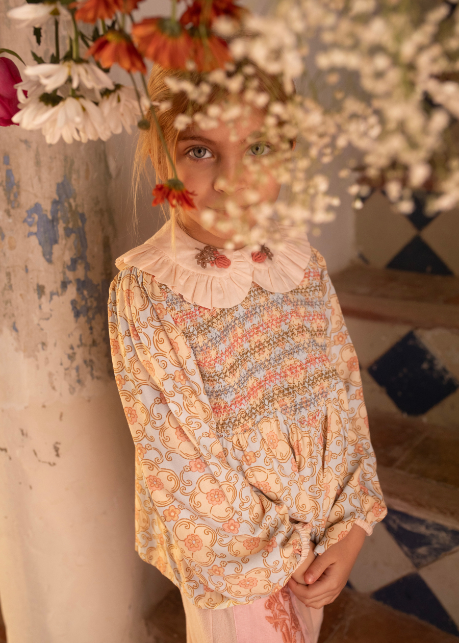 BACHAA Augustine Robe Dress Promenade enchantée print 바챠 26AW
