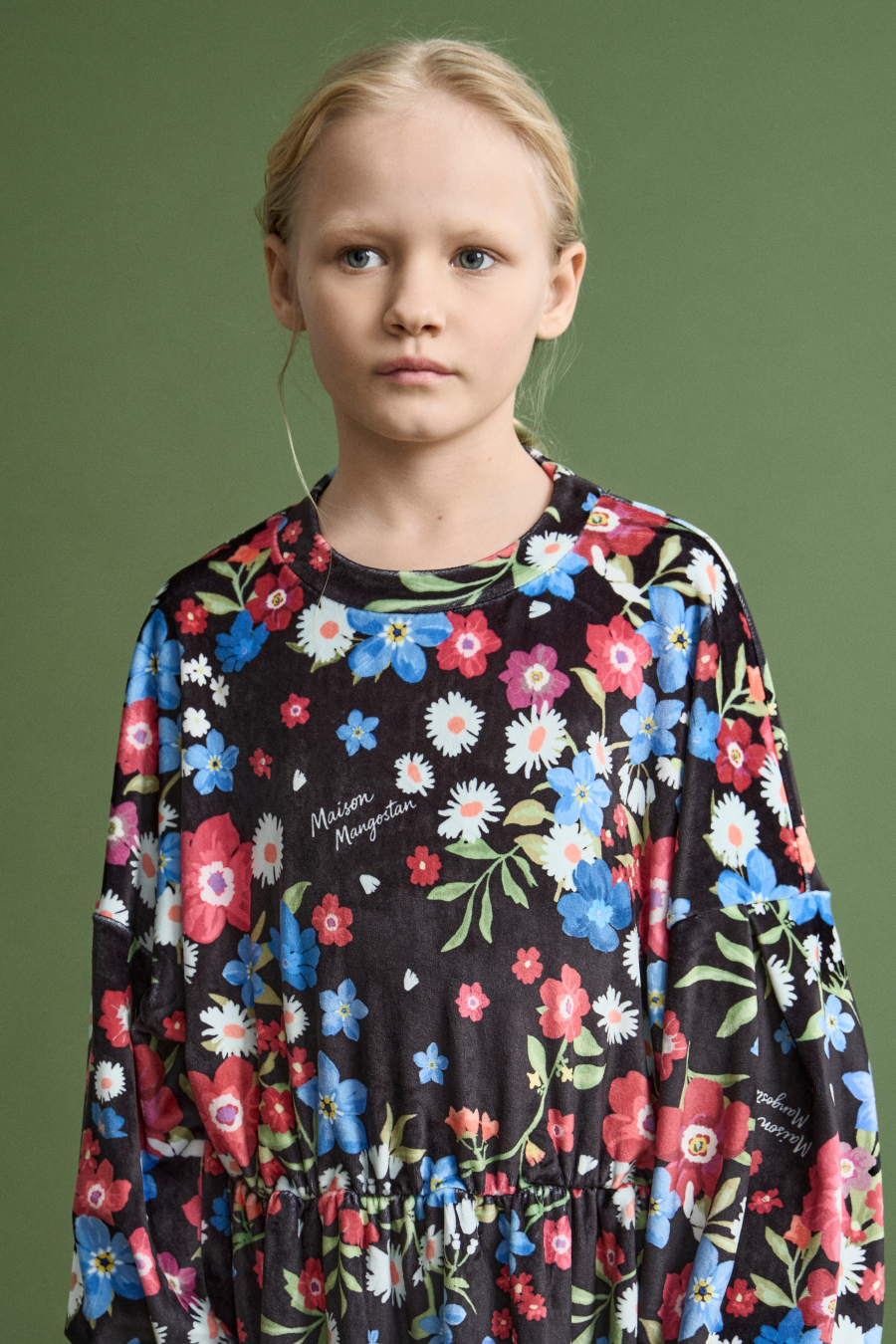 FUB KIDS PORCELAIN VELVET JACKET PINK 메종망고스탄 26AW