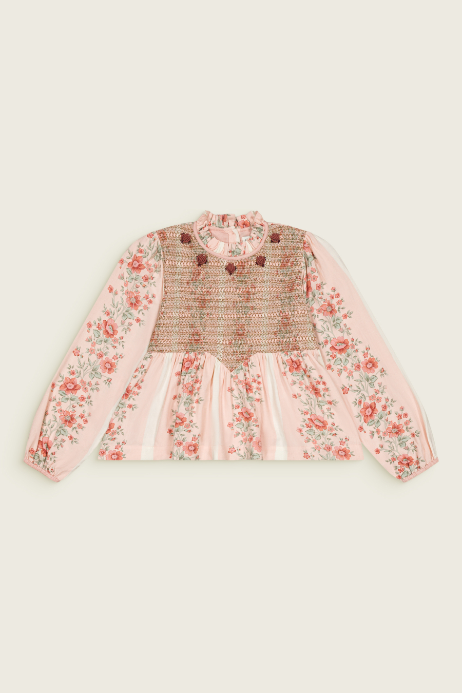 BACHAA Léontine Blouse Douceur d'Hiver print 바챠 26AW