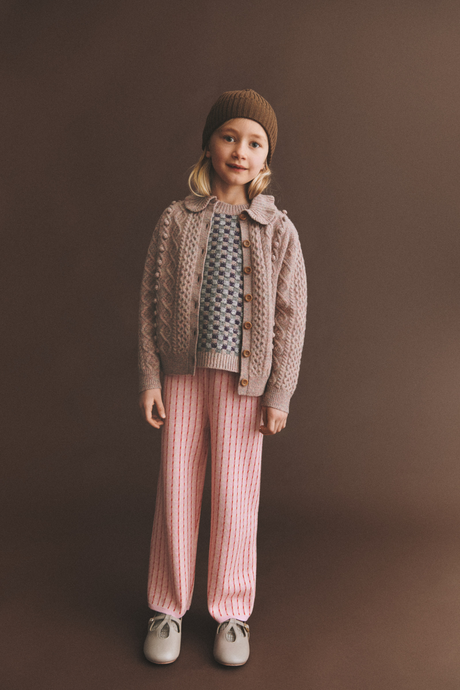 FUB KIDS Frill Jumper rose quartz 펍키즈 26AW