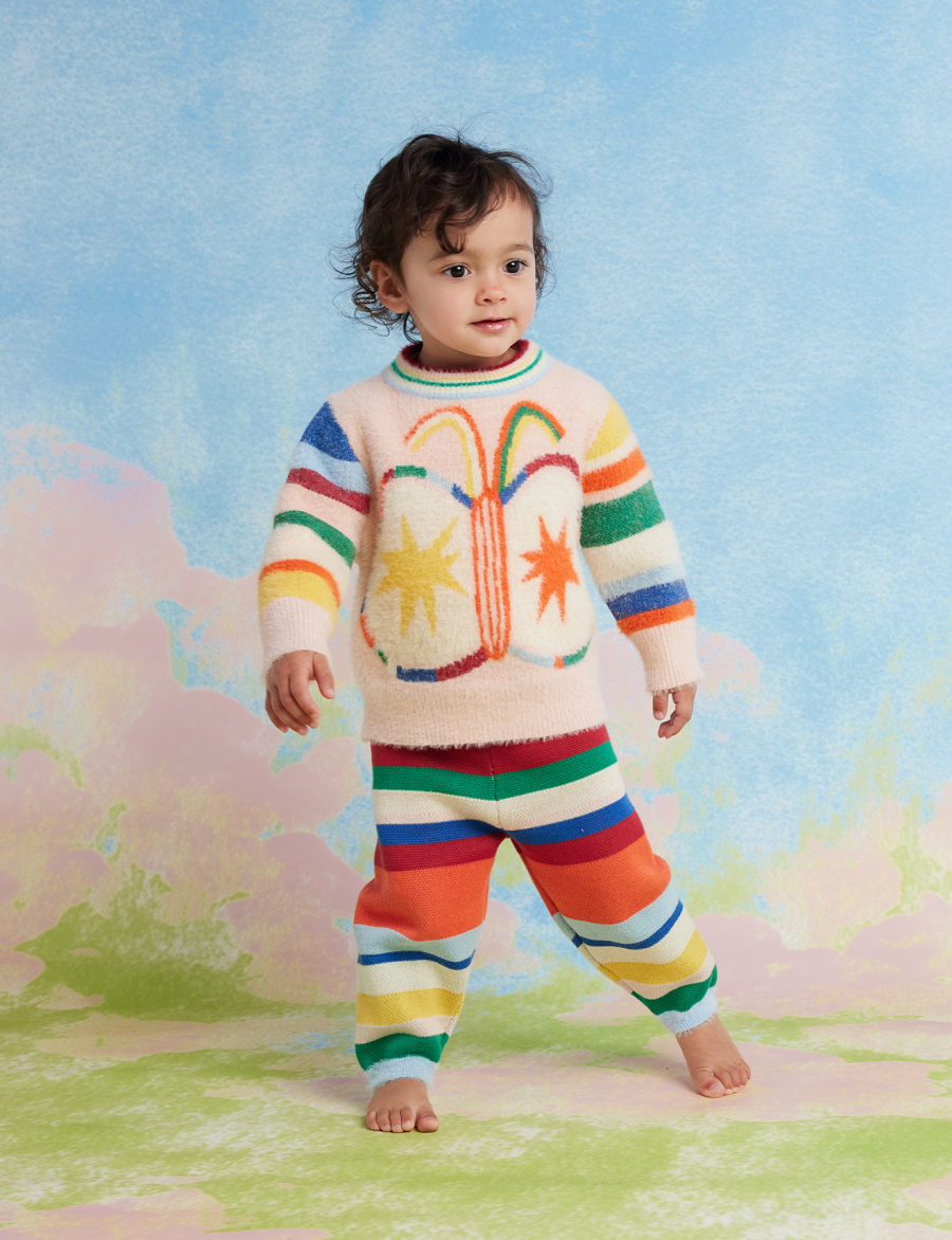 HALCYON NIGHTS Knit Pants STRIPES 헬시온나이츠 26FW