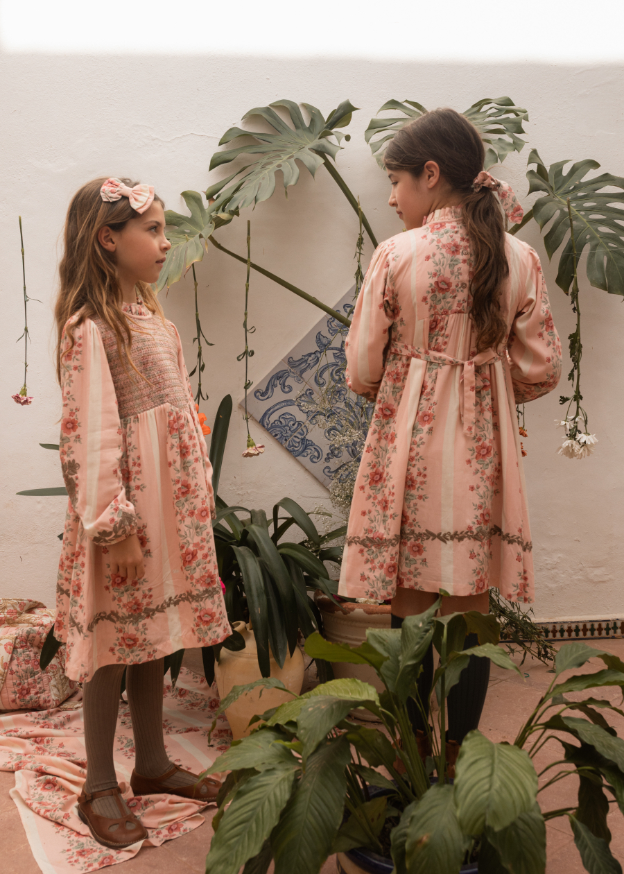 BACHAA Céleste Robe Dress Douceur d'Hiver print 바챠 26AW