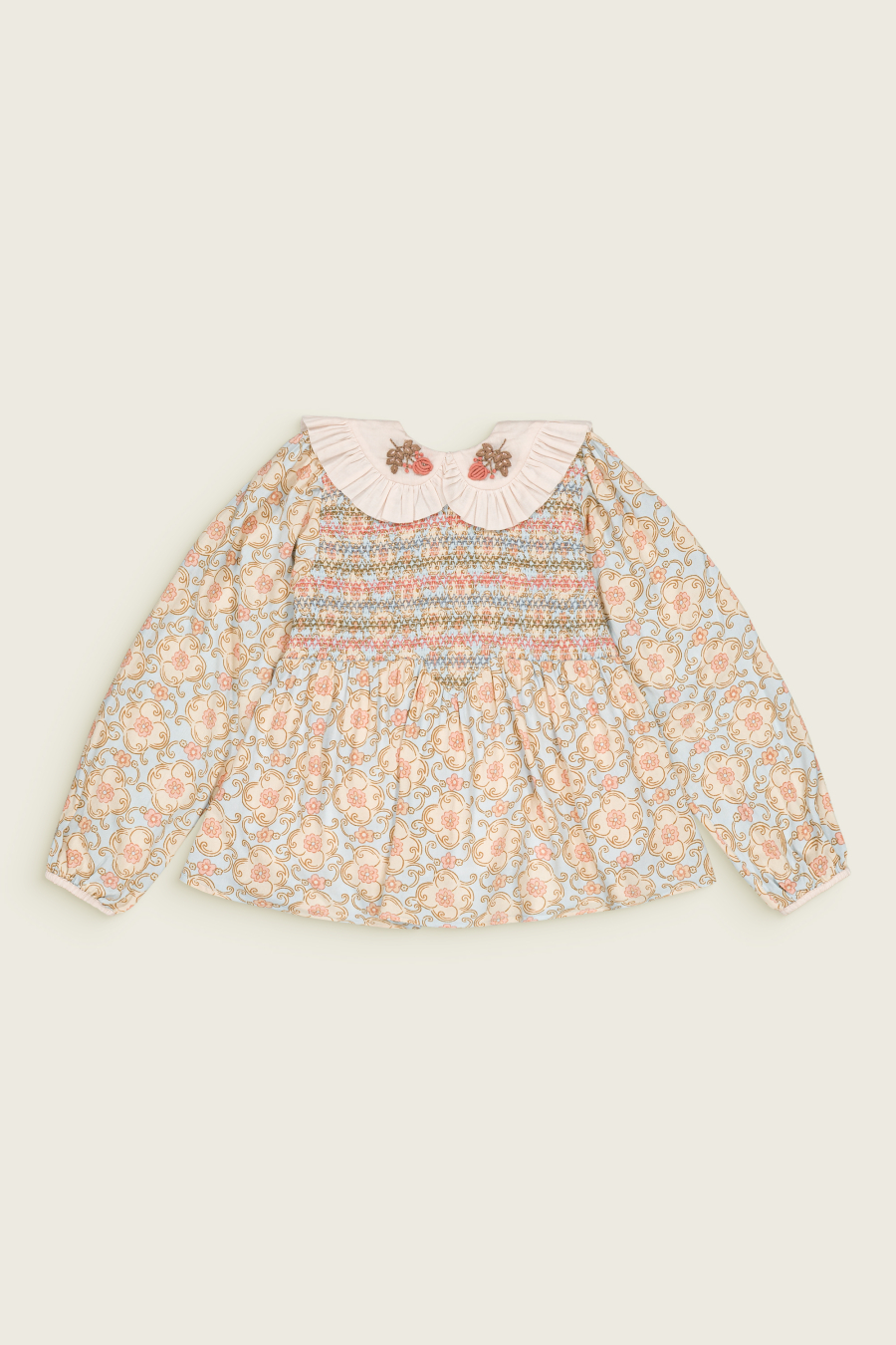BACHAA Camille Blouse Rêverie d'Hiver print 바챠 26AW