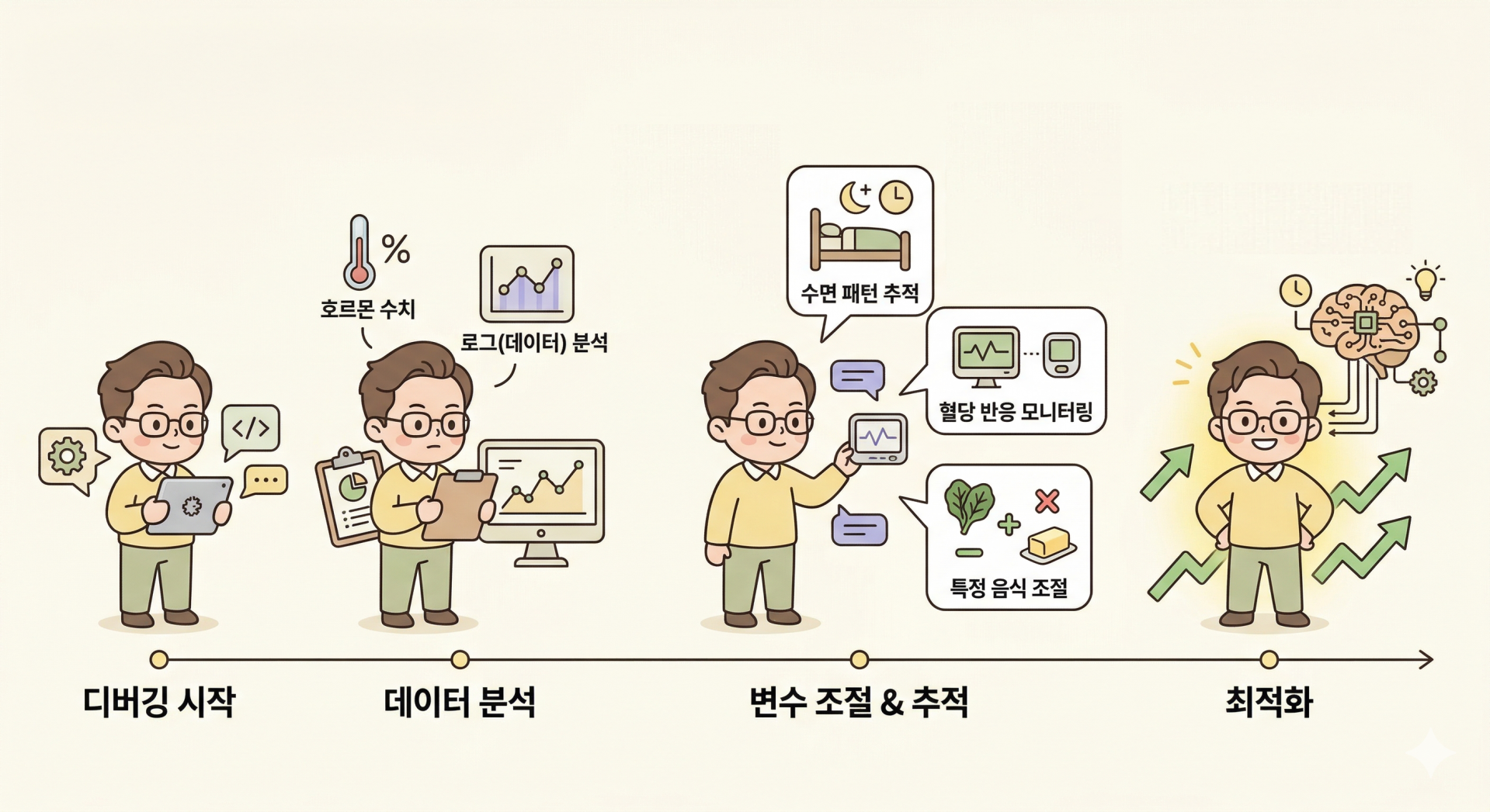 애스프리의 바이오해킹 과정 @nano banana