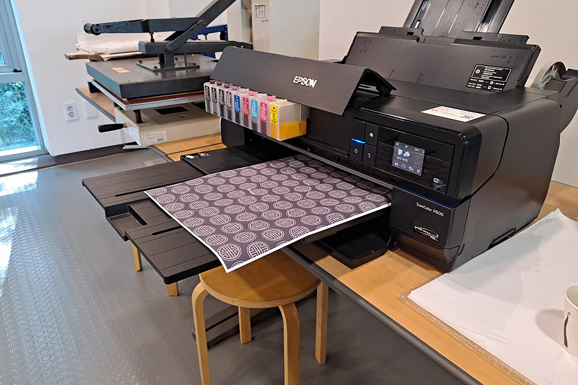 [2020년 10월 5일] 전사프린터&열전사프레스기, 레이저커팅기 : 청강메이커스랩