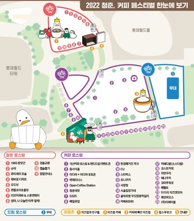 무료 즉석사진, 공연티켓 선물…"청춘, 커피 페스티벌서 향긋한 추억을"