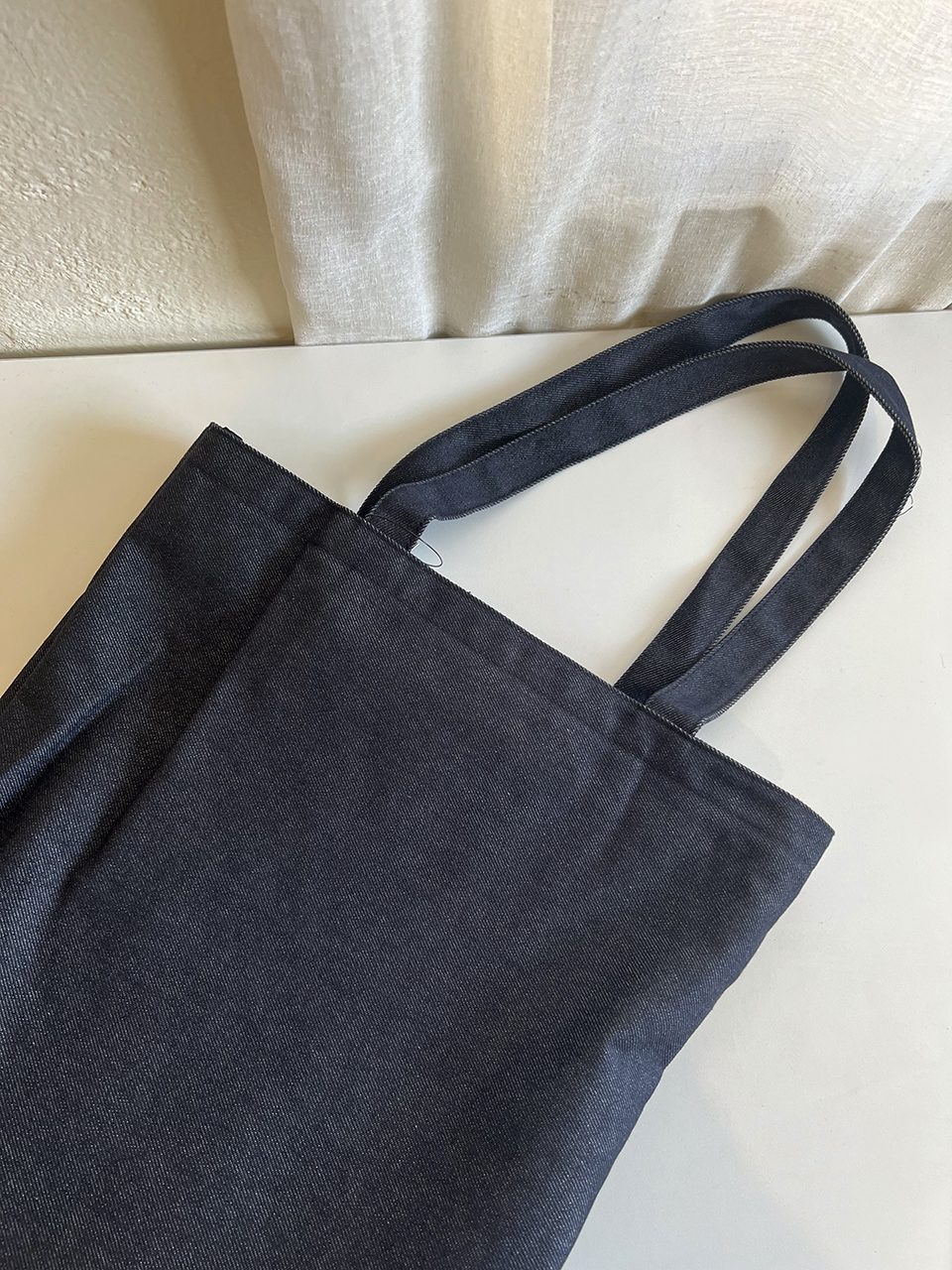 Denim Pocket Oversized Eco Bag