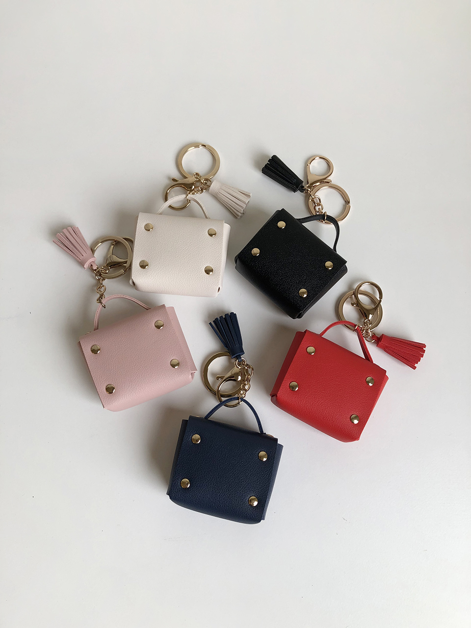 Flower AirPods Case Mini Bag Keyring (5 colors)