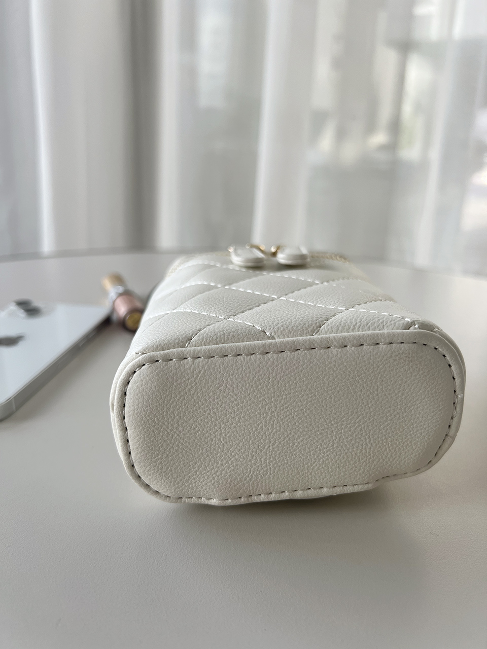 Sienna Quilted Square Mini Chain Bag