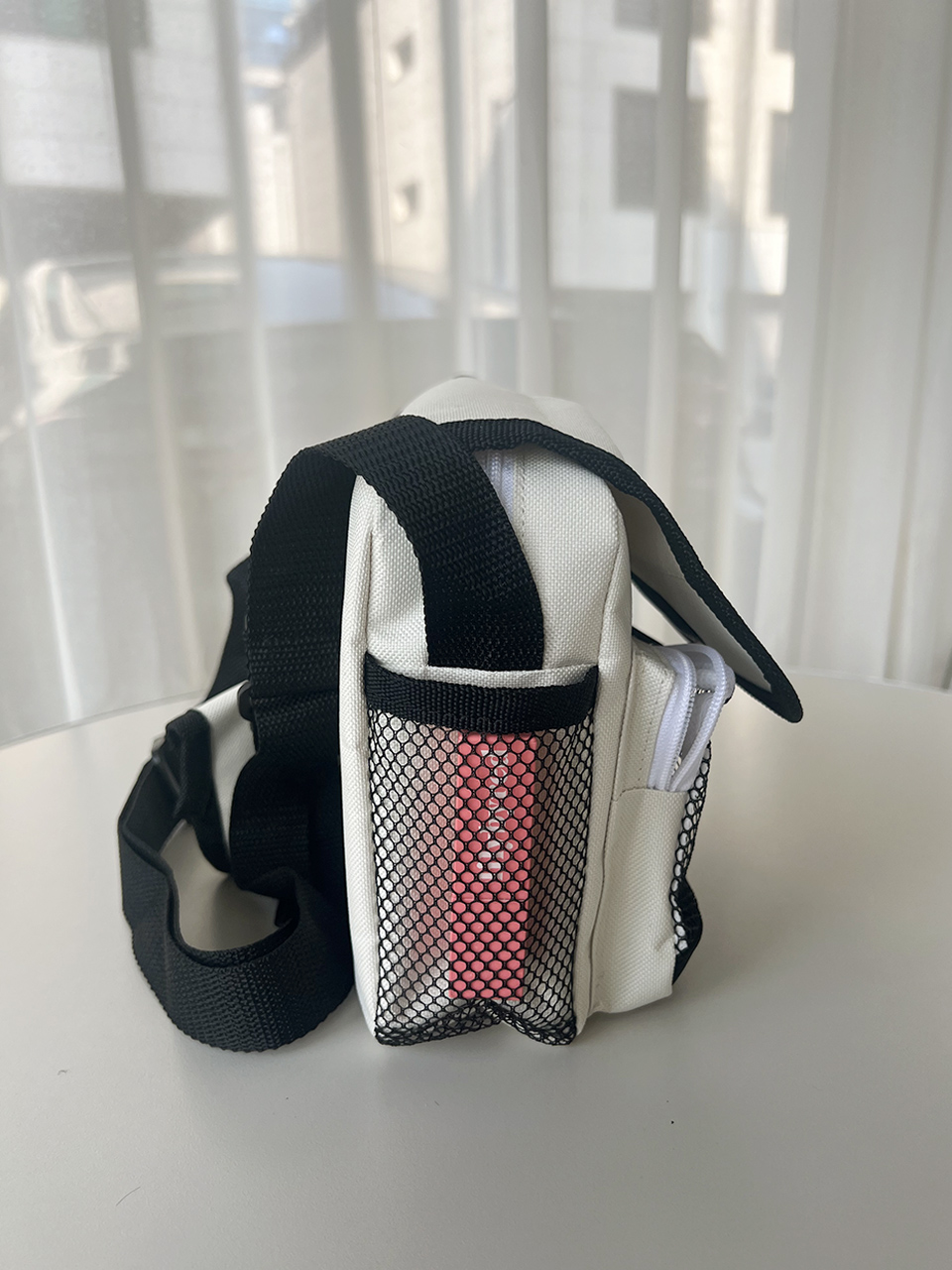 Canvas Zipper Mini Shoulder Bag