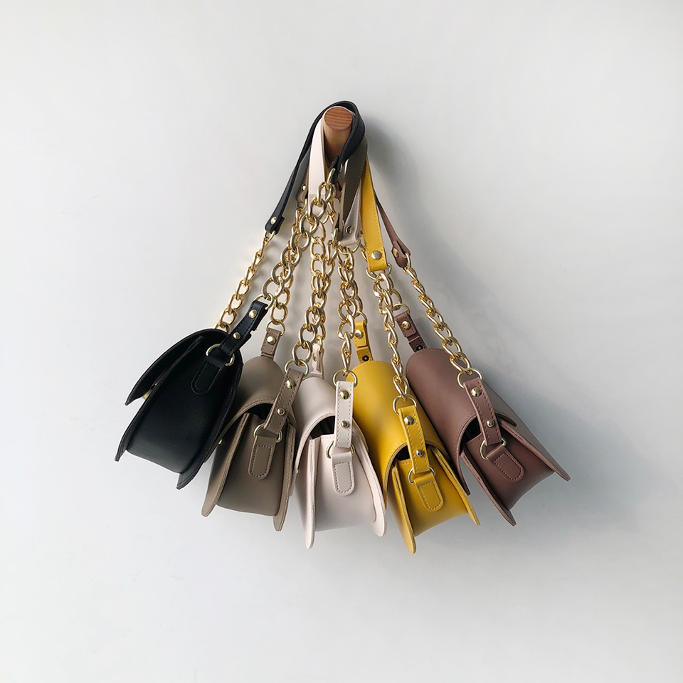 Soft chain mini shoulder bag (with cross strap)