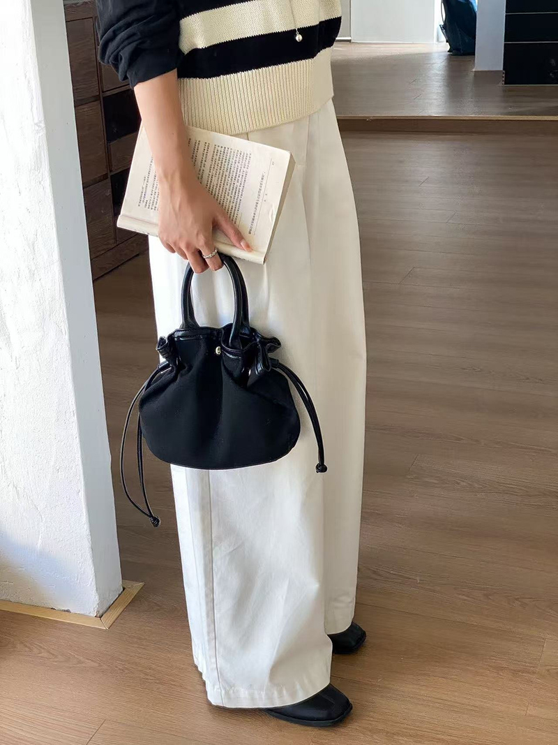 Canvas bag pouch set