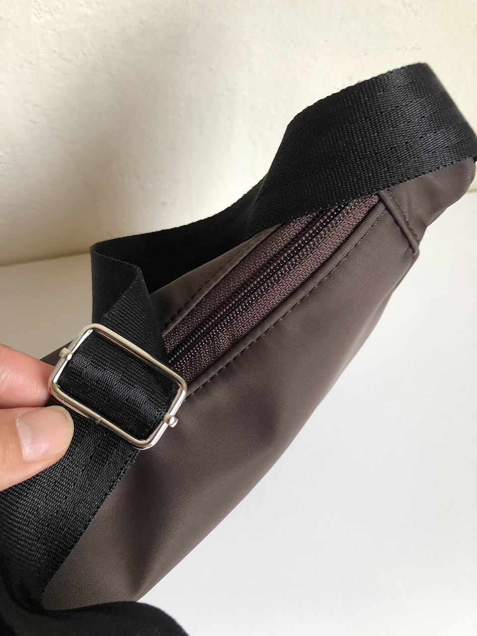 Nylon crossbody bag