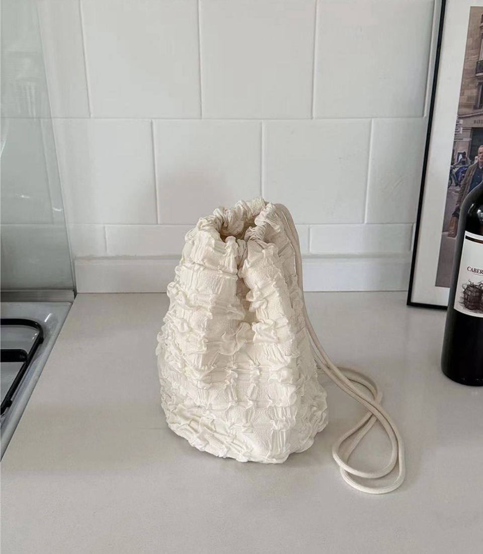 Bubble Lace Quilted Mini Backpack