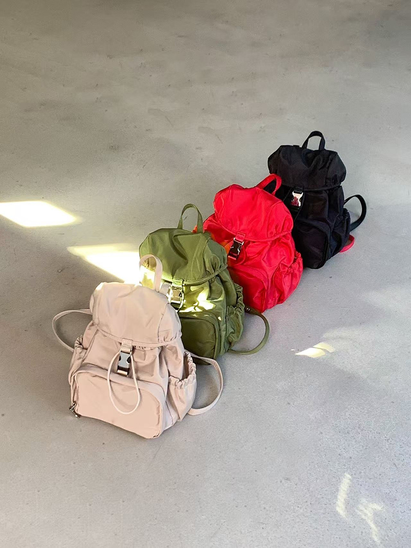 Casual nylon mini backpack