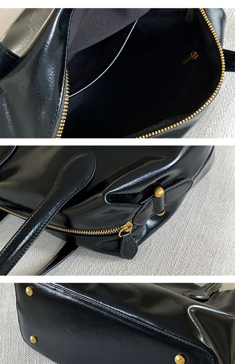 Enamel Square Tote Bag (4 colors)