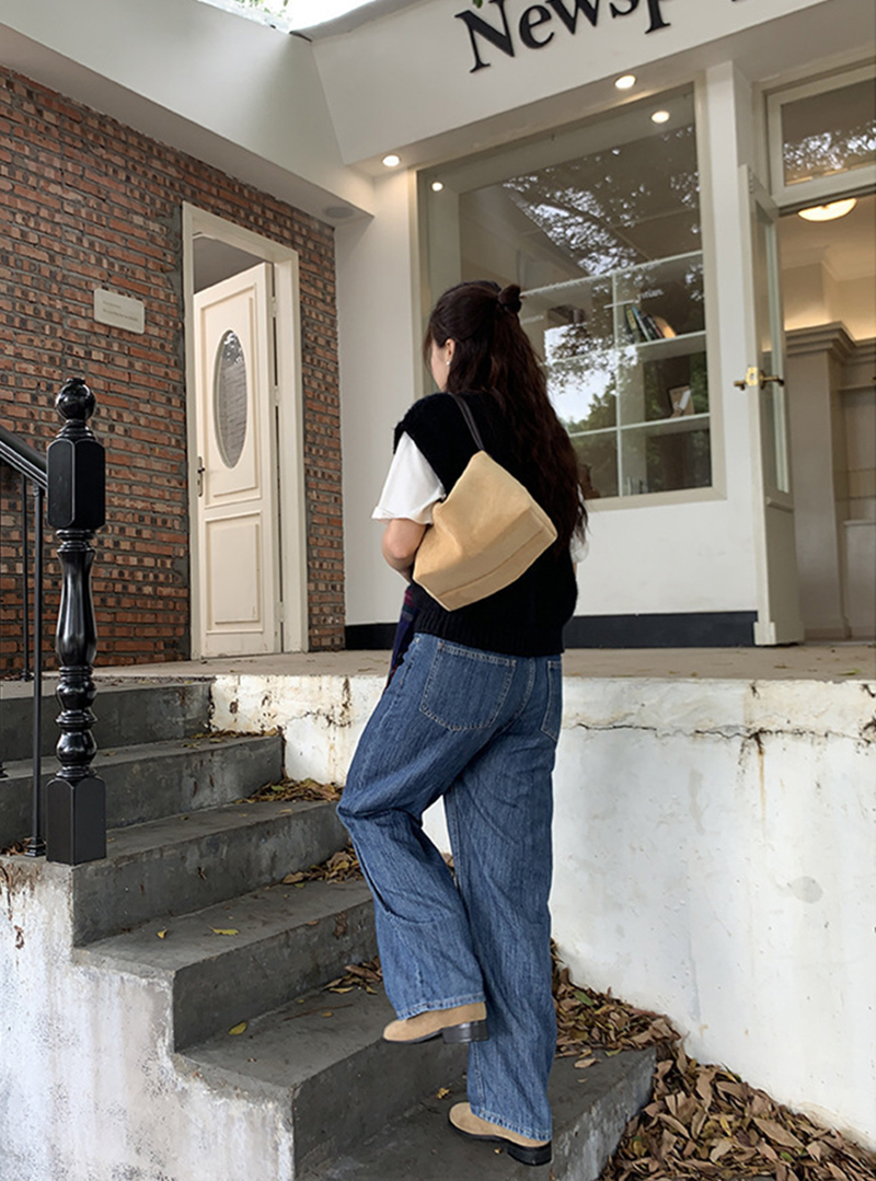 Suede bag