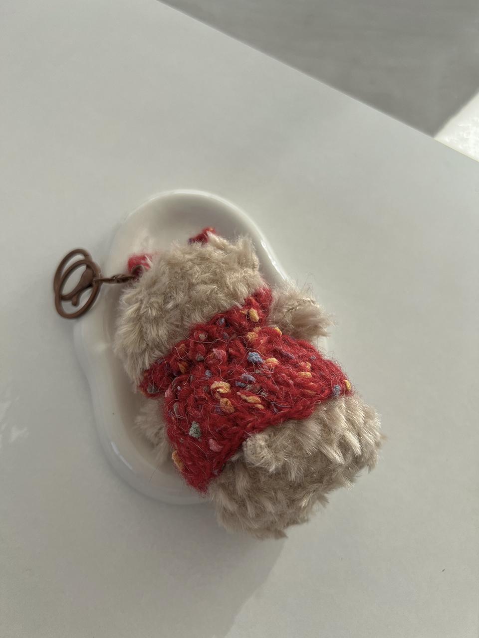 Teddy bear doll charm