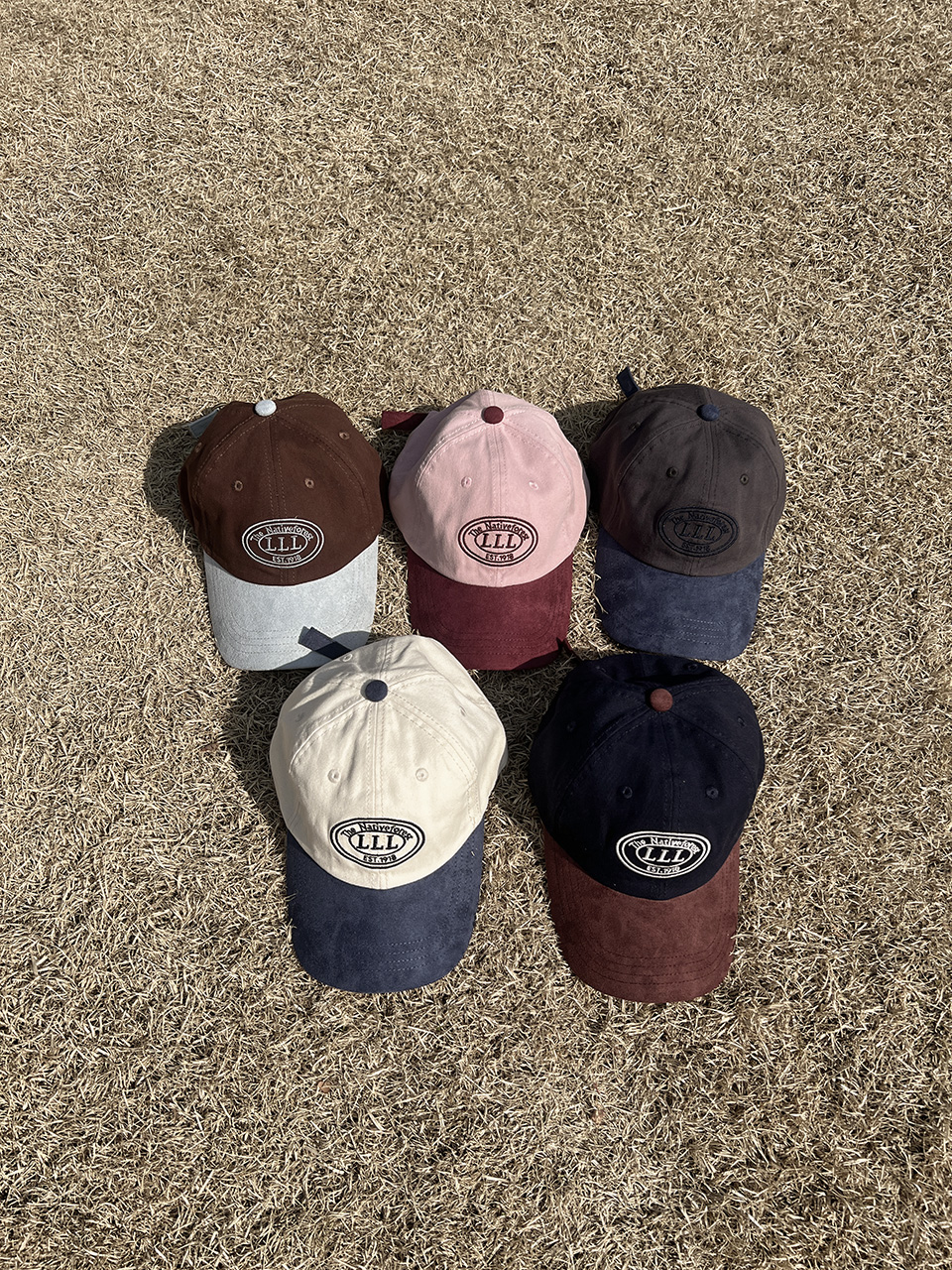 Two-tone vintage stitch cap