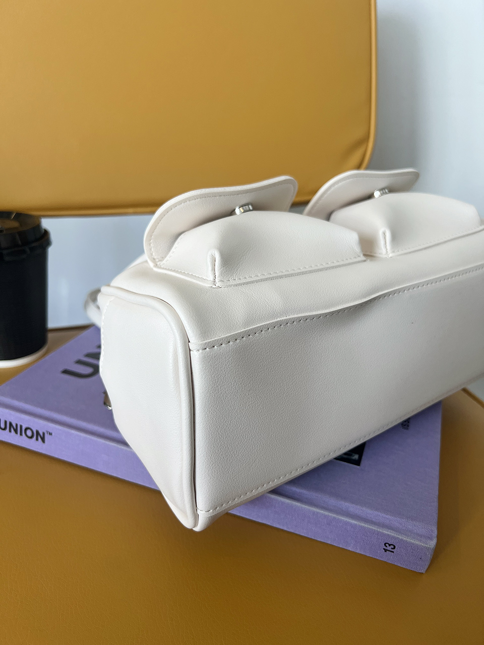 2-Pocket Mini Bucket Shoulder Bag (4 colors)