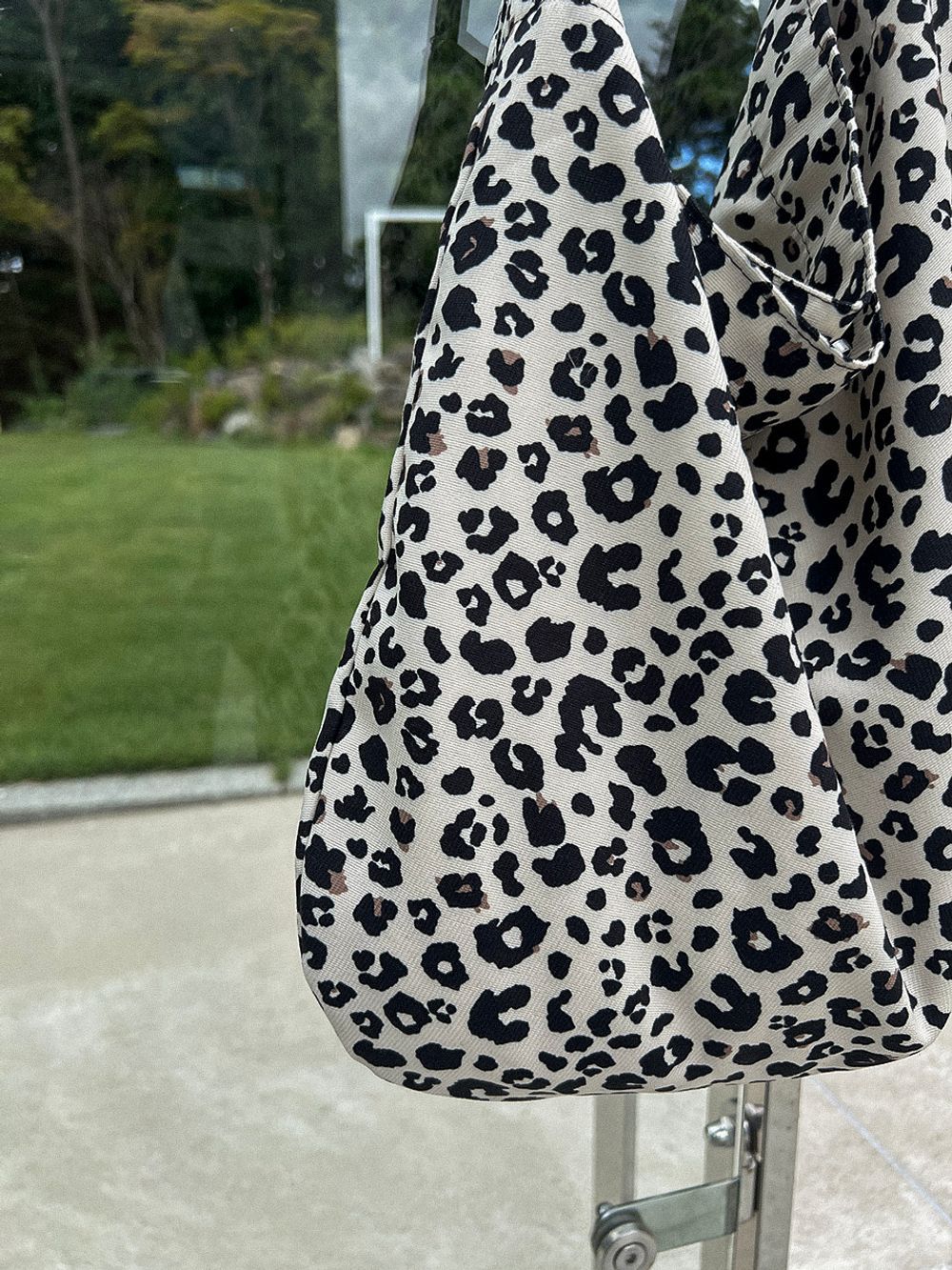 Leopard print eco bag