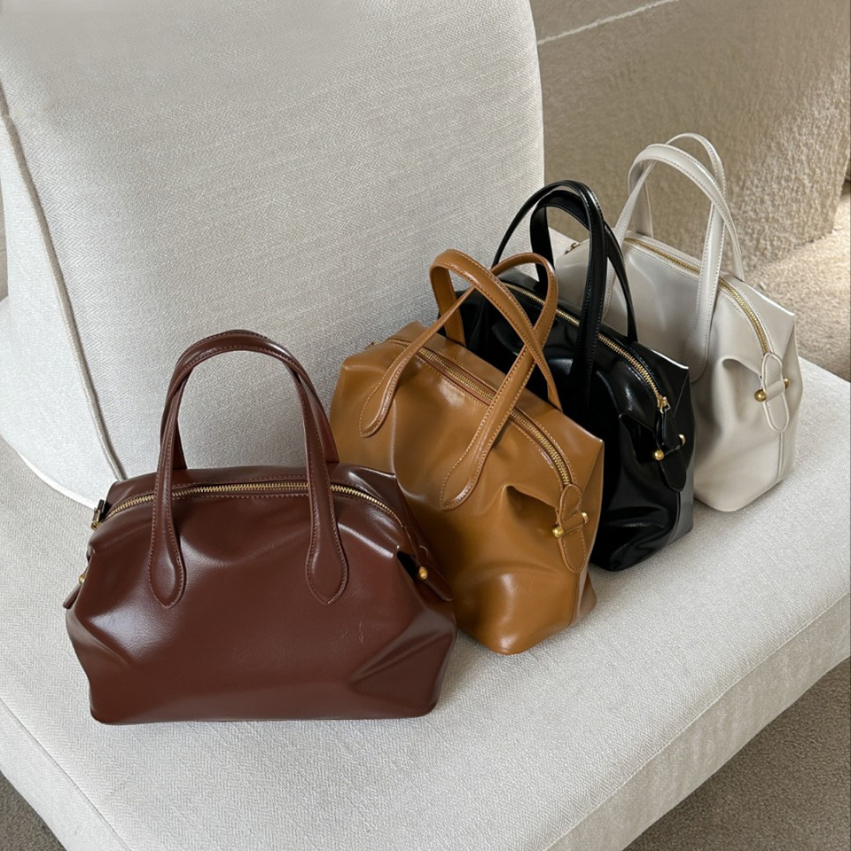 Enamel Square Tote Bag (4 colors)